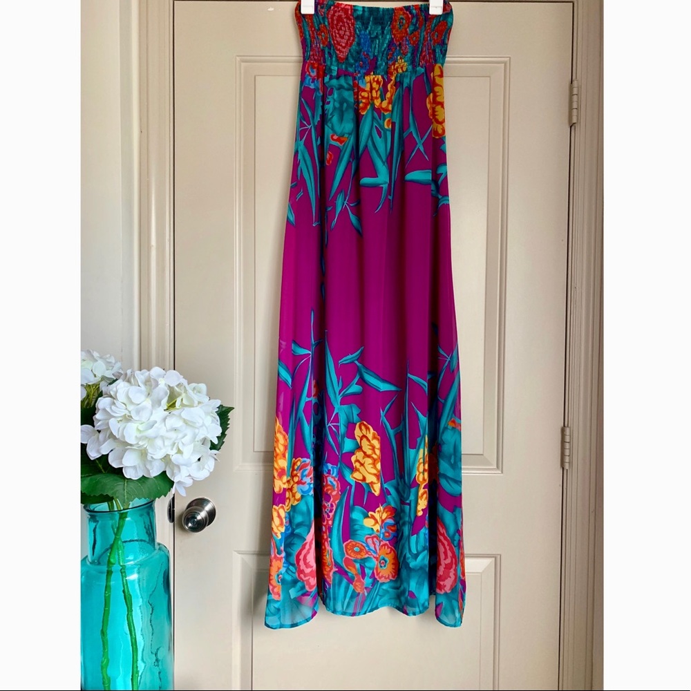 Forever 21 Strapless Maxi